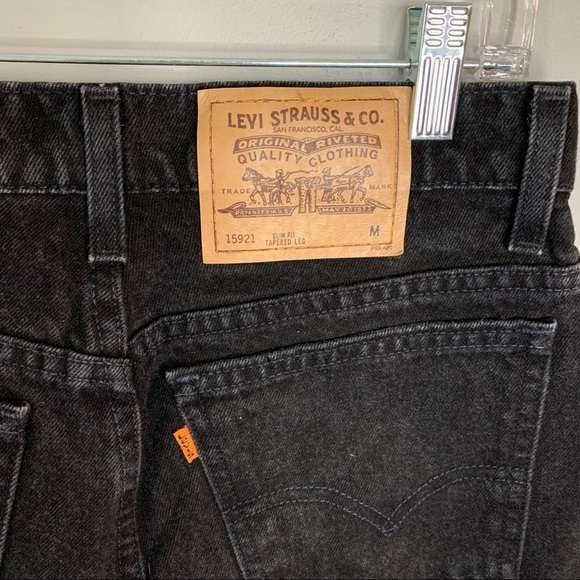 Vintage Levi's Orange Tab High Waisted Mom Jeans - Picture 6 of 9